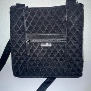 Vera Bradley Black Quilted Shoulder Bag
